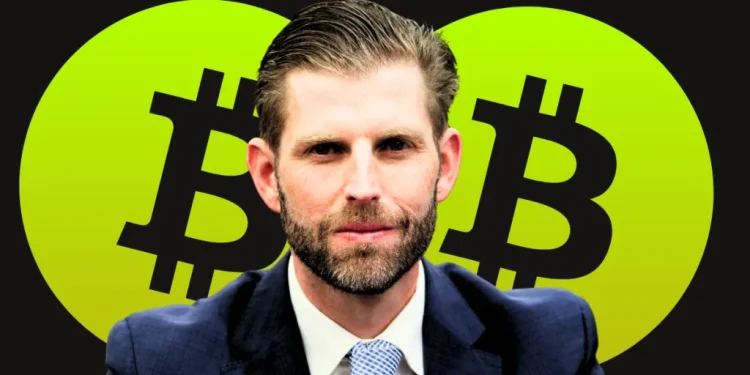 “Bitcoin Takes $1 Million,” Says Eric Trump at Bitcoin Asia conference