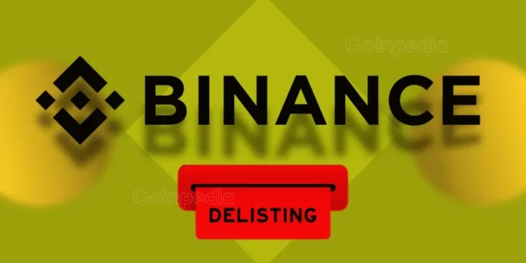 Binance Delisting Alert: 9 Altcoins Removed